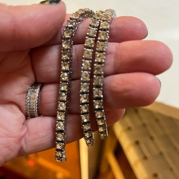 CZ Tennis necklace - Picture 3 of 3